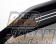 JAOS Skid Bar Front Black Bar Black Plate - Delica D:5 CV1W CV2W CV4W CV5W to 2018 March