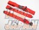 HPI 4-Point Competition Gear Racing Harness Seat Belt - Red Left