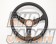 NARDI Steering Wheel Deep Cone Punched Leather Sports Rally 350mm - 2021 Limited Edition Gold Stitch