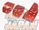 Monster Sport Sports Driving Pedal Cover Set M/T Red - ZC13S ZC43S ZC53S ZD53S ZC83S ZD83S ZC33S