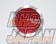 YOKOHAMA Advan Racing Center Cap Full Flat 73mm - Candy Red