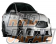 Blitz Aero Speed R-Concept Front Lip Spoiler Day Light Set - Skyline Sedan HV37 ZV37 YV37
