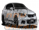 Blitz Aero Speed R-Concept Front Lip Spoiler Day Light Set - Lexus CT200h ZWA10