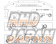 JAOS Skid Bar Rear Black Bar Black Plate - Delica D:5 CV1W CV2W CV4W CV5W to 2018 March