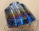 Rowen Premium01TR Exhaust Muffler System Heat Blue Titan Racing Spec Block Logo - WRX STi VAB