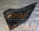 Garage Vary Rear Bumper Duct Panel Set Carbon Fiber Plain Weave - GR Yaris GXPA16