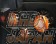 Super Now Rotor Air Con Dial Option Cut Set Orange - FD3S