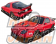 Tamon Design GT-Bonnet FRP - RX-7 FC3S