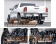 JAOS Mud Guard III Rear Red - Hilux GUN125