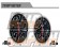 Blitz Racing Meter Panel Black & SD Meter Set Red Temperature & Pressure - BRZ ZD8 GR86 ZN8