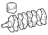 CRANKSHAFT & PISTON 