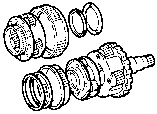 PLANETARY GEAR, REVERSE PISTON & COUNTER GEAR(ATM) 